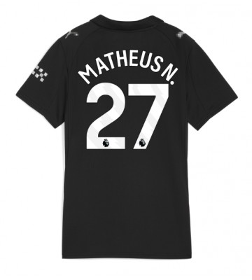 Lacne Ženy Futbalové dres Manchester City Matheus Nunes #27 2025-26 Krátky Rukáv - Preč